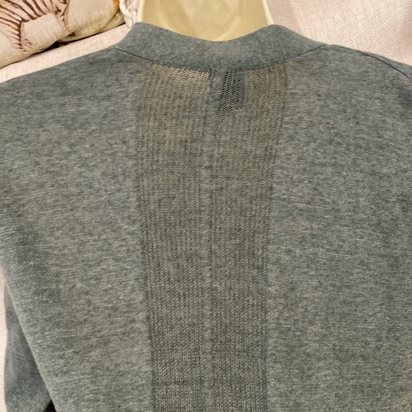 GAP long fine knit lots linen mix cardigan jacket with pockets green size M - Picture 15 of 16